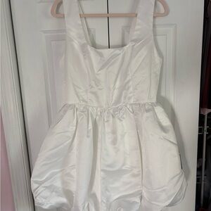 Elegant White Sleeveless Lulus Dress